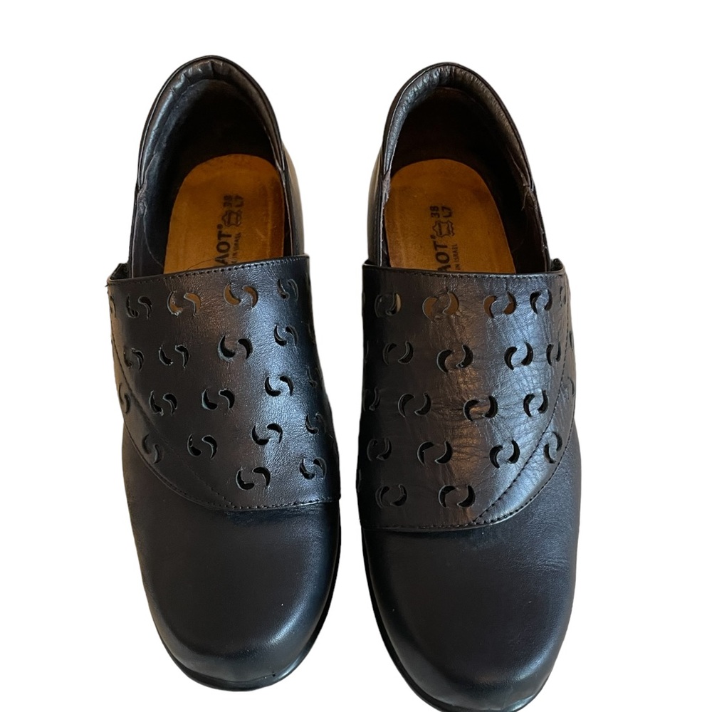 Naot Black Mules